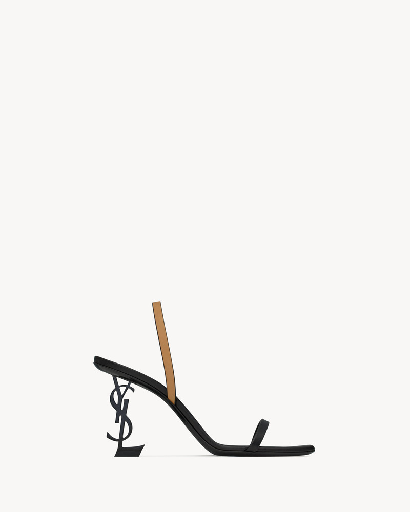 OPYUM SLINGBACK SANDALS IN SMOOTH LEATHER - 1