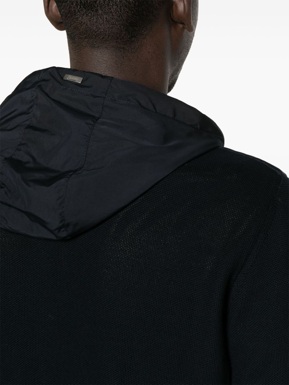 contrast-panel piquÃ© jacket - 5