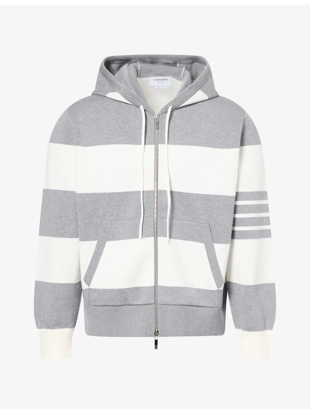 Hector Striped Cotton-Blend Hoody - 1