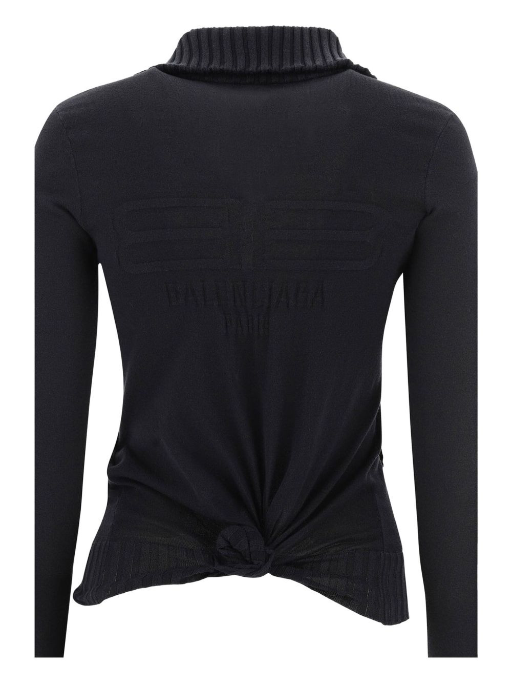 knot-detailing cotton-blend cardigan - 2