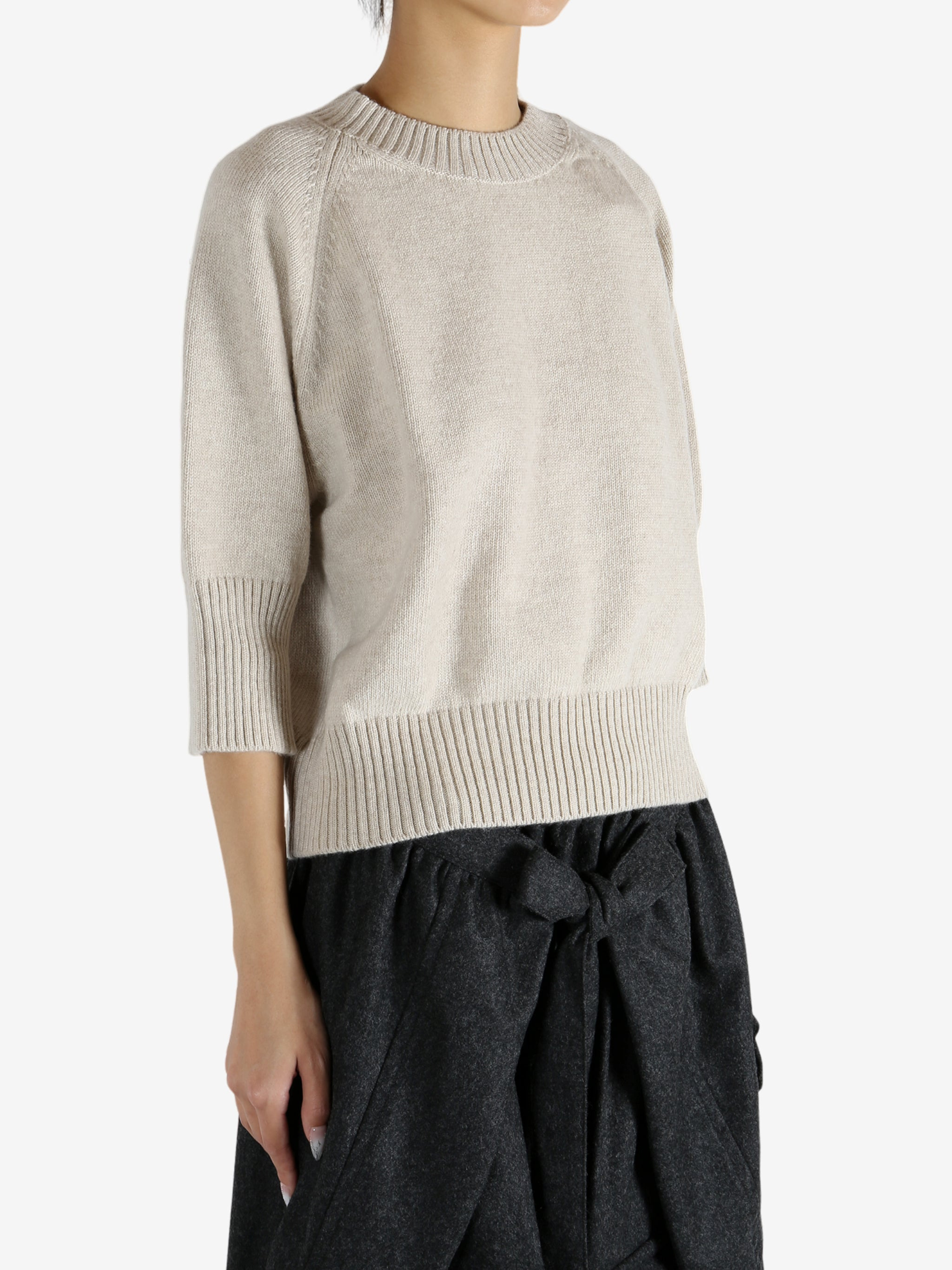 MARGARET HOWELL - Women Short Sleeve Chunky Crew Neck - 2
