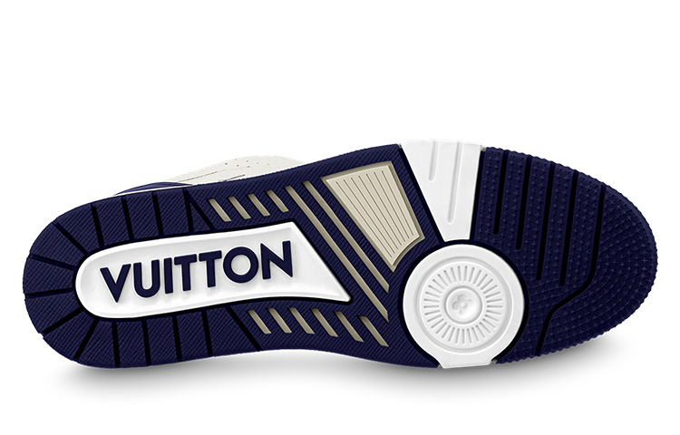 LOUIS VUITTON LV Trainer Sneakers 'White Navy' 1ABNIH - 4