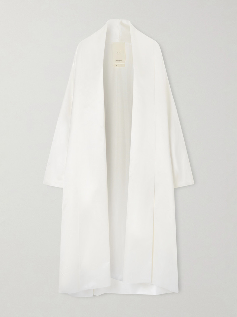 Silk Duchesse-satin Coat 1