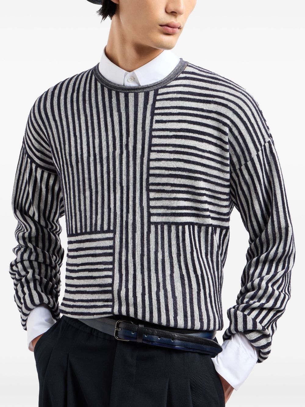 striped jumper - 3