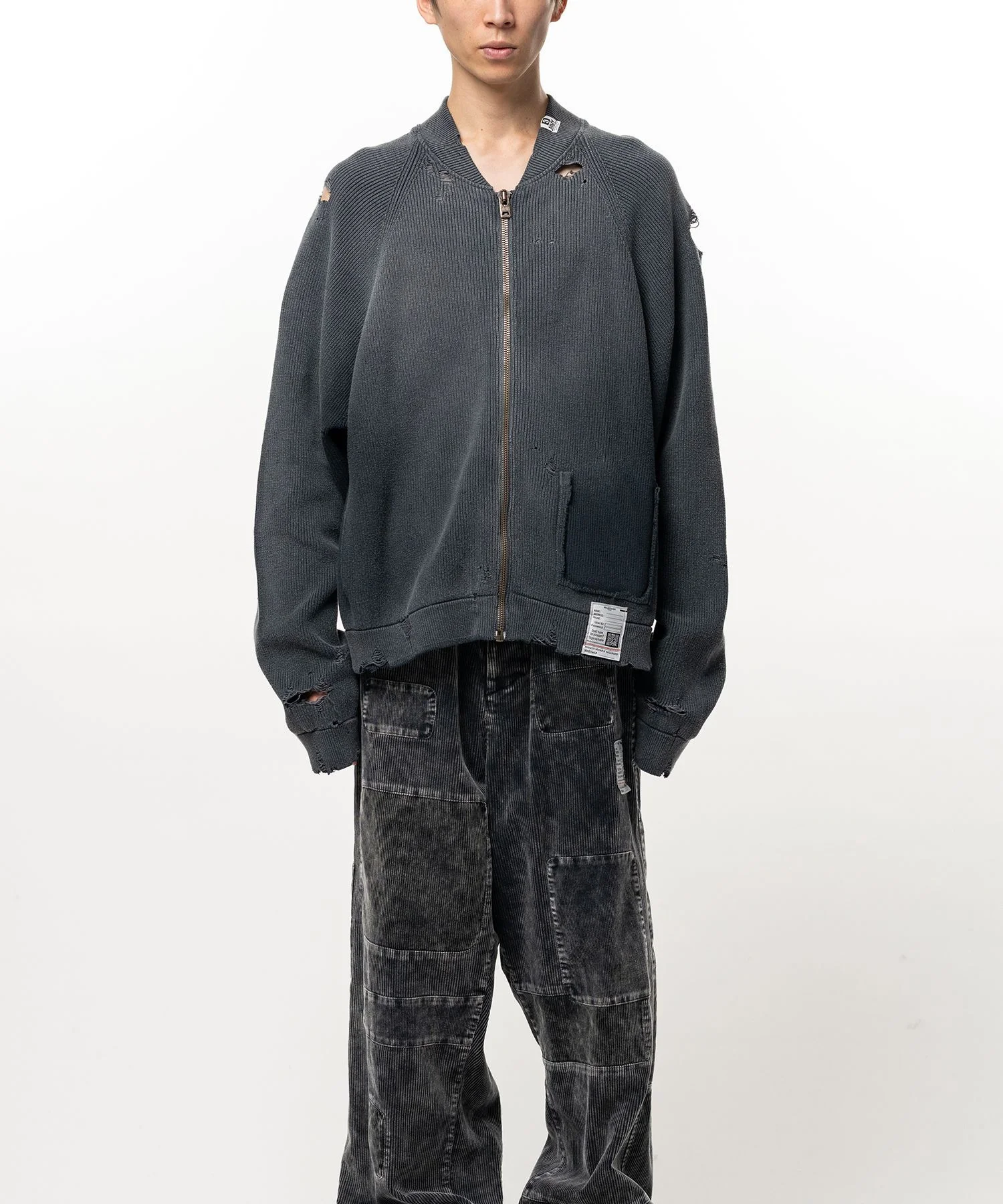 Sun Faded Like Knit Cardigan - 1