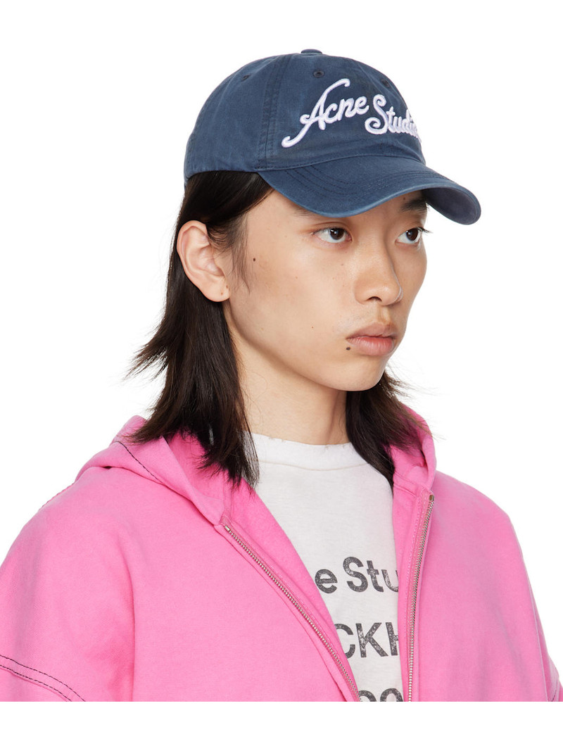Acne Studios Blue Logo Cap outlook