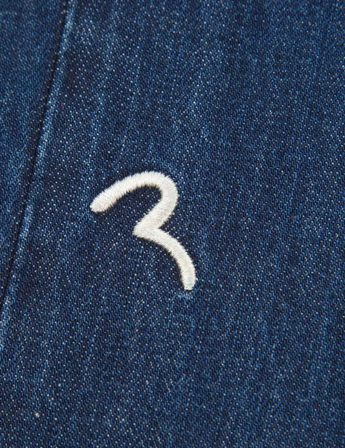 ALLOVER SEAGULL EMBROIDERY SLIM-FIT DENIM JEANS #2010 - 7