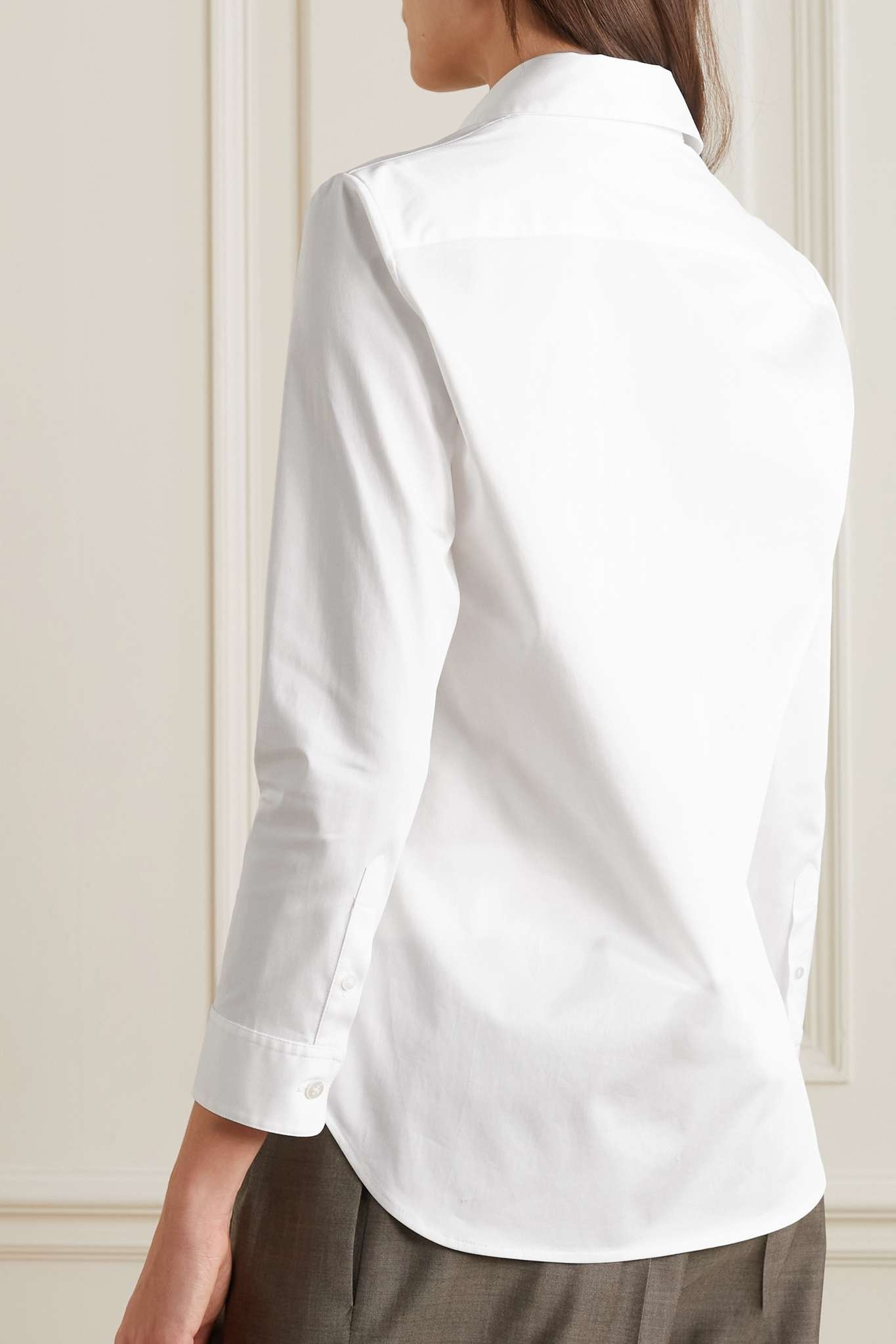 Petra cotton-poplin shirt - 4
