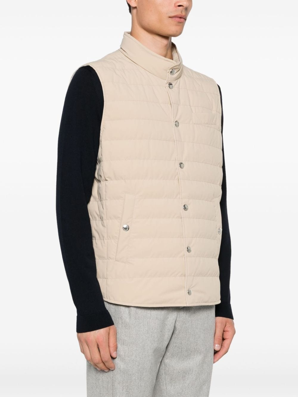 quilted gilet - 3