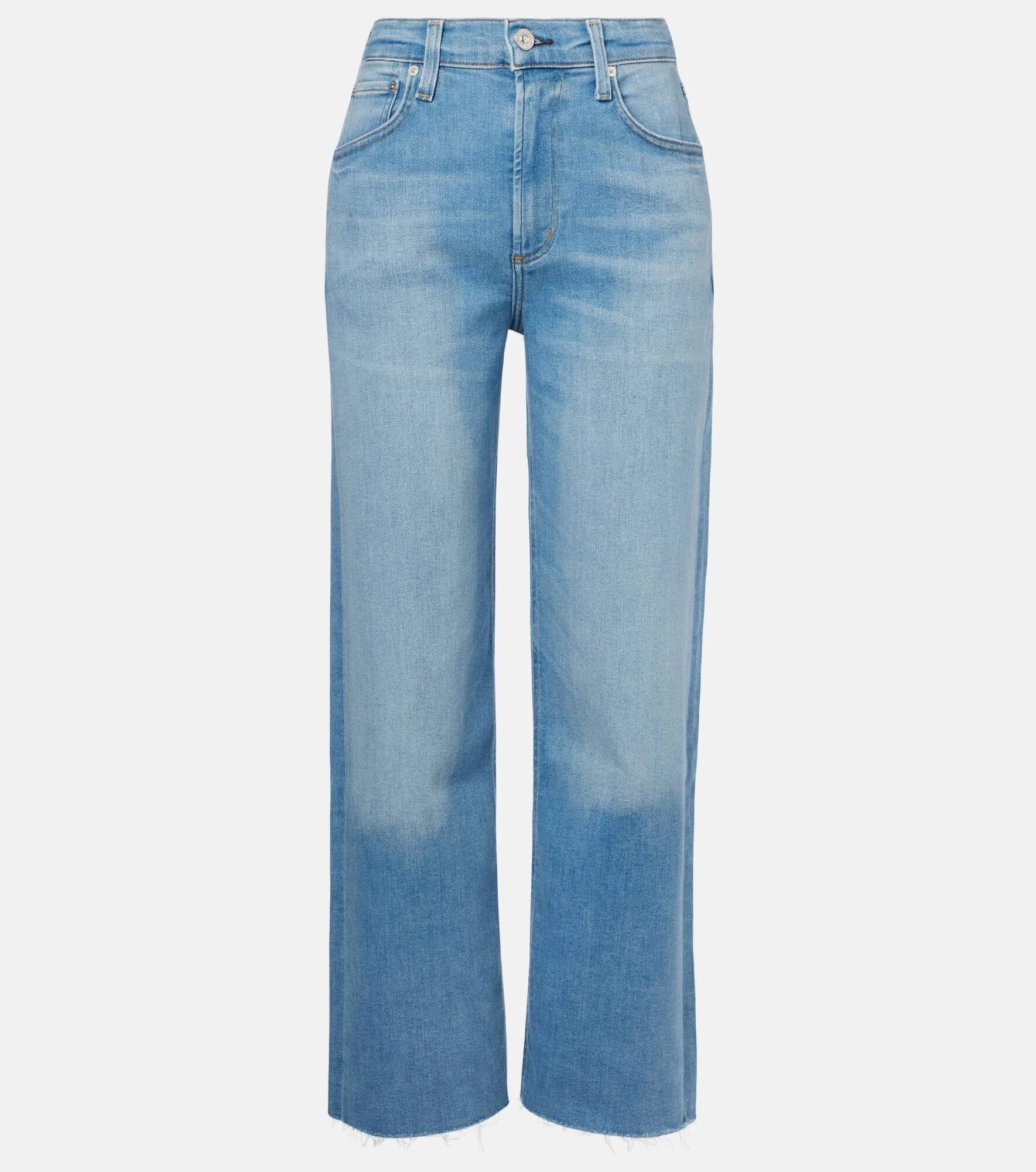 Palma high-rise straight jeans - 1