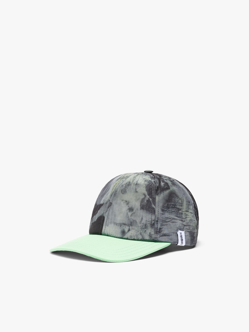 TIPPING TIE DYE CONTRAST RAINTEC & NYLON BASEBALL CAP | ACC-HA04 1