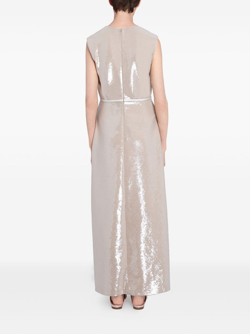 sequin midi dress - 5