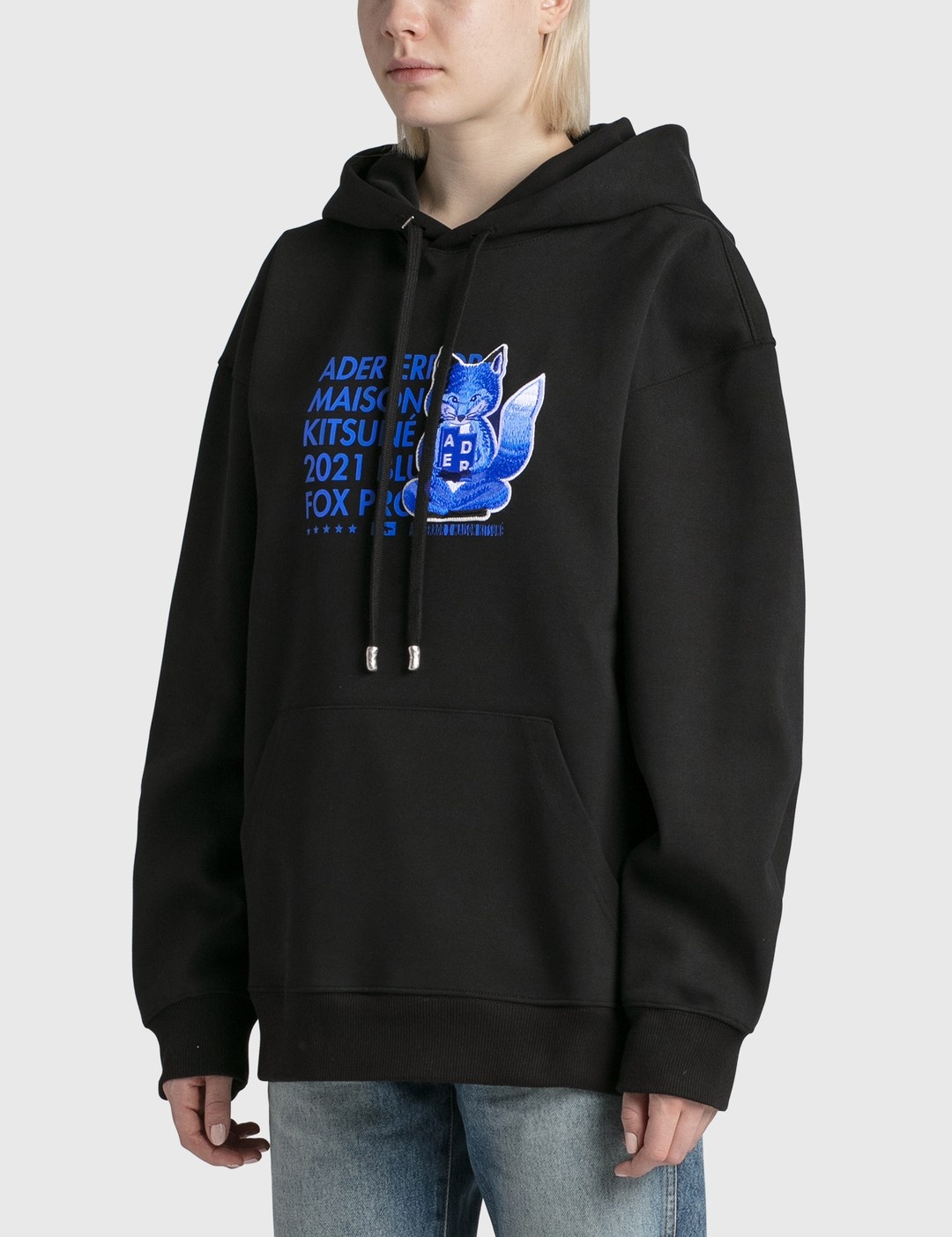 MAISON KITSUNÉ X ADER ERROR MEDITATION FOX HOODIE - 2