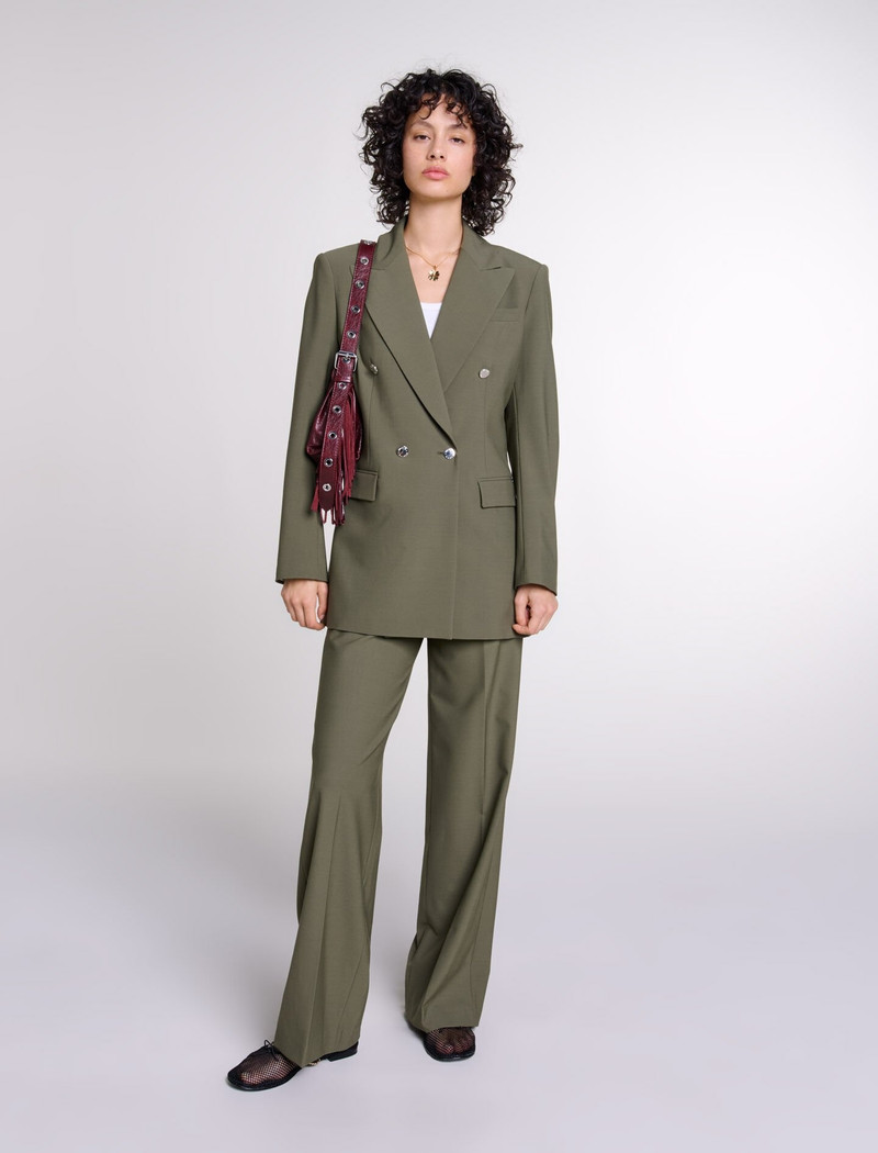 maje Slim-fit suit jacket outlook