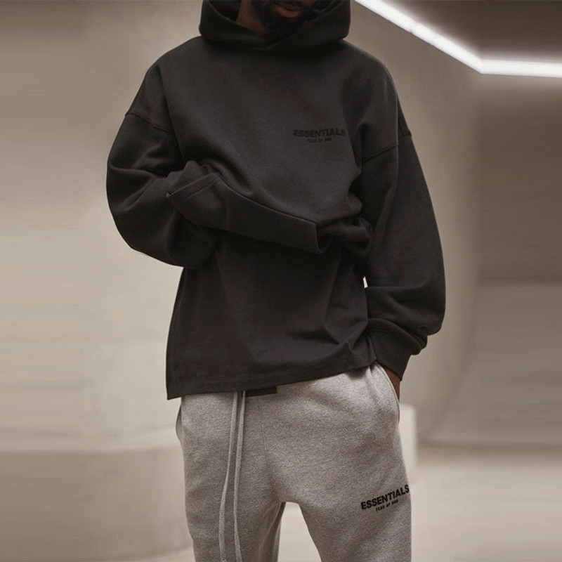 Fear of God Essentials SS22 Stretch Limo Hoodie 'Black' FOG-SS22-555 4