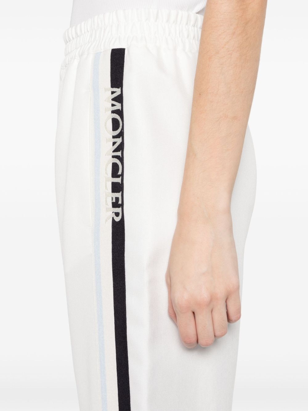 logo-embroidered track pants - 5