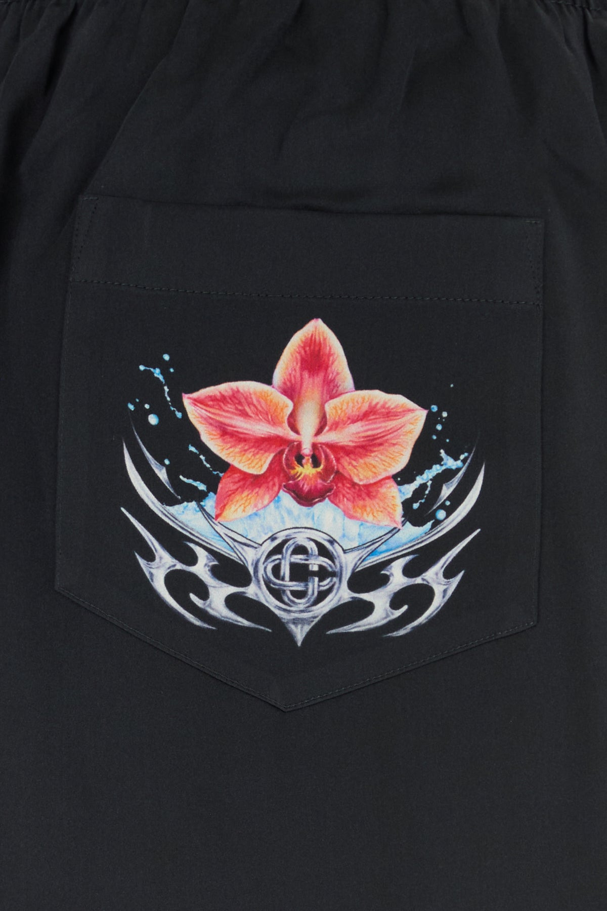 Printed satin bermuda shorts - 3
