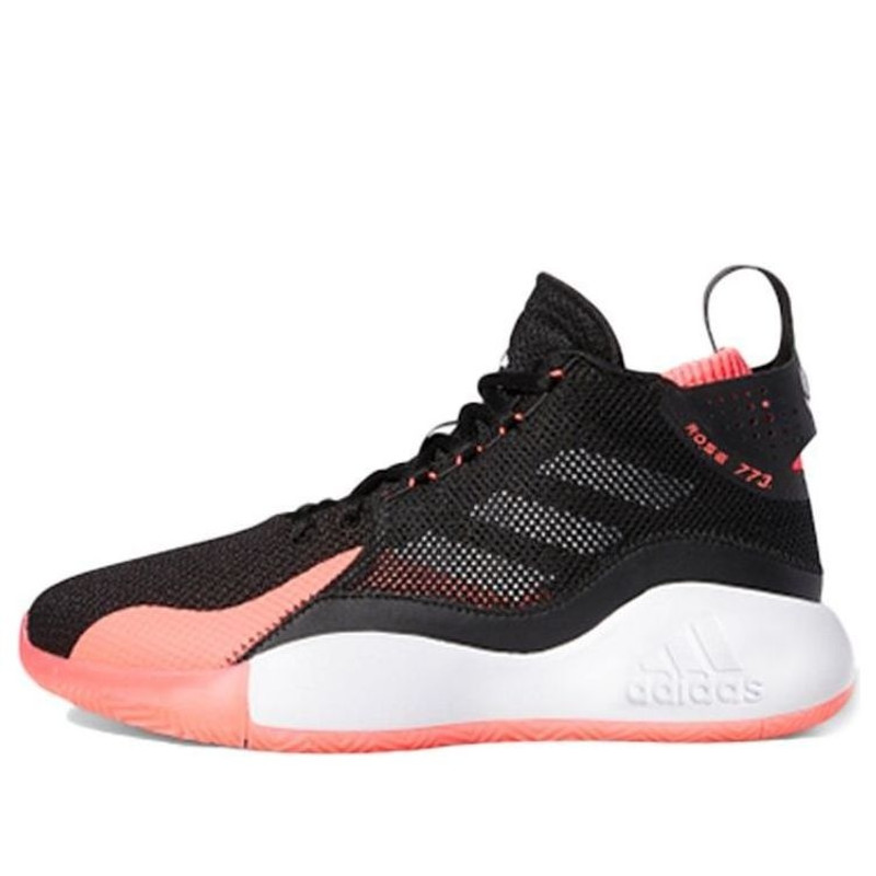 adidas D Rose 773 2020 'Black Signal Pink' FW8663 - 1