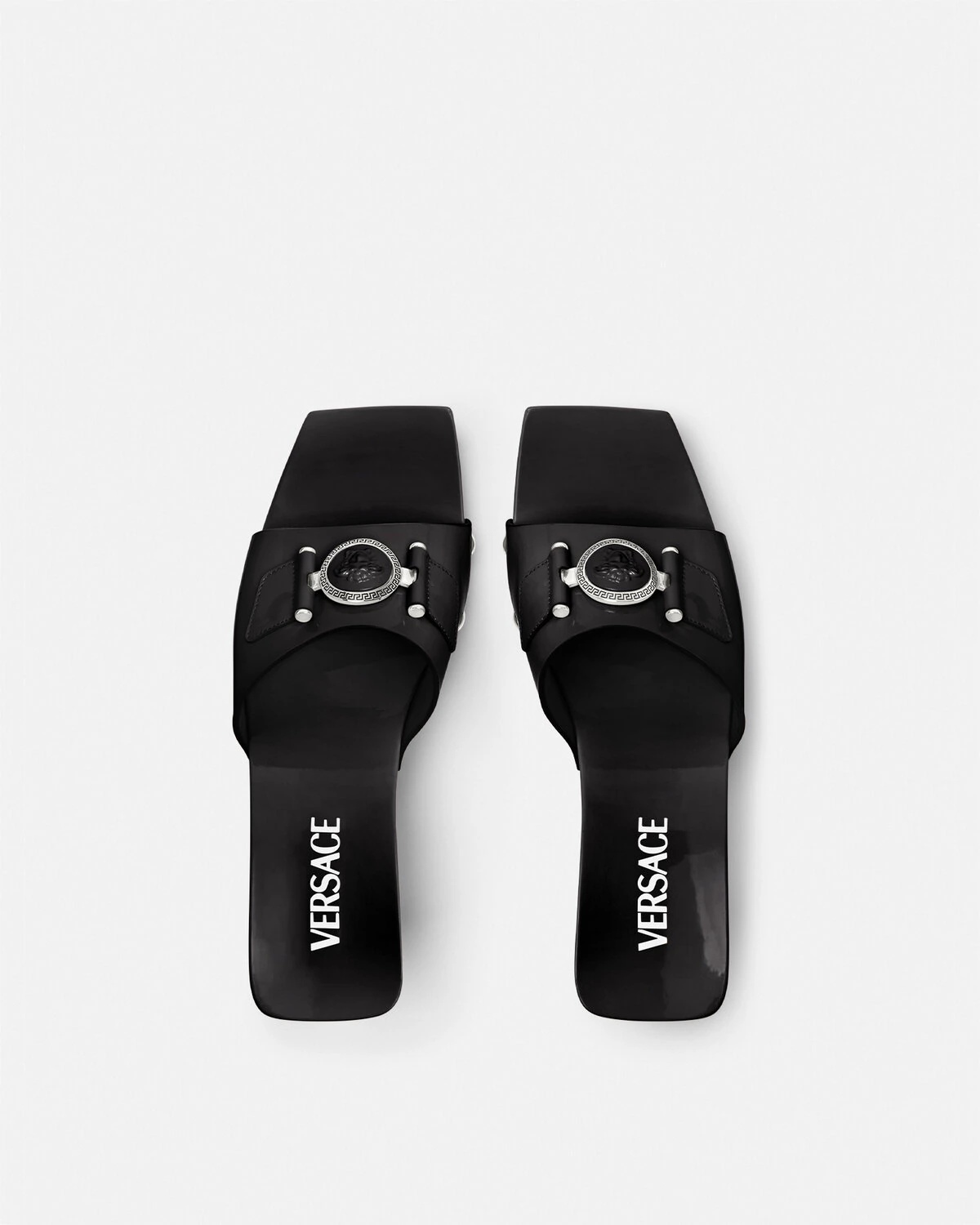 Medusa Buckle Patent Clogs 60 mm - 5