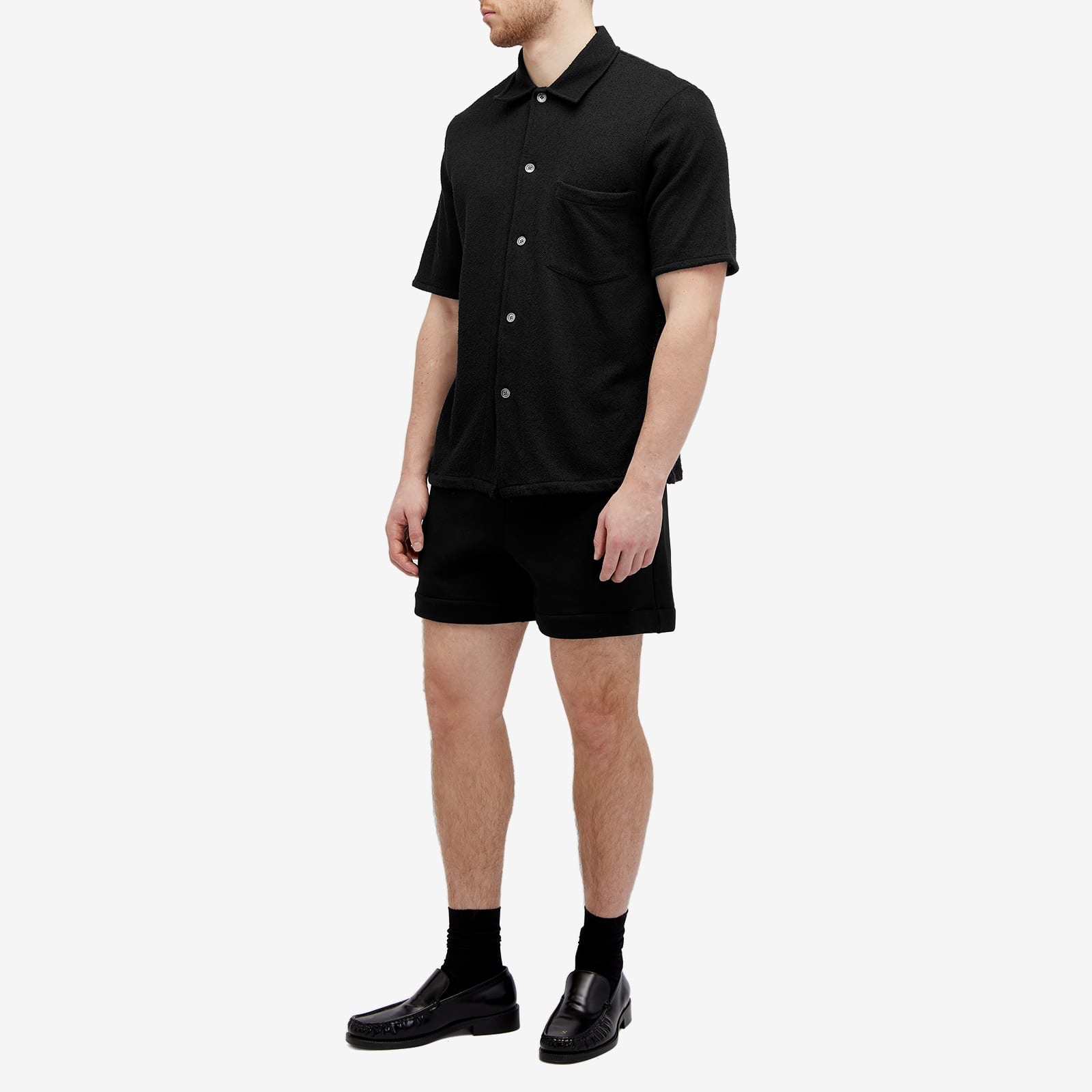 Jil Sander Brushed Cotton Terry Shorts - 4