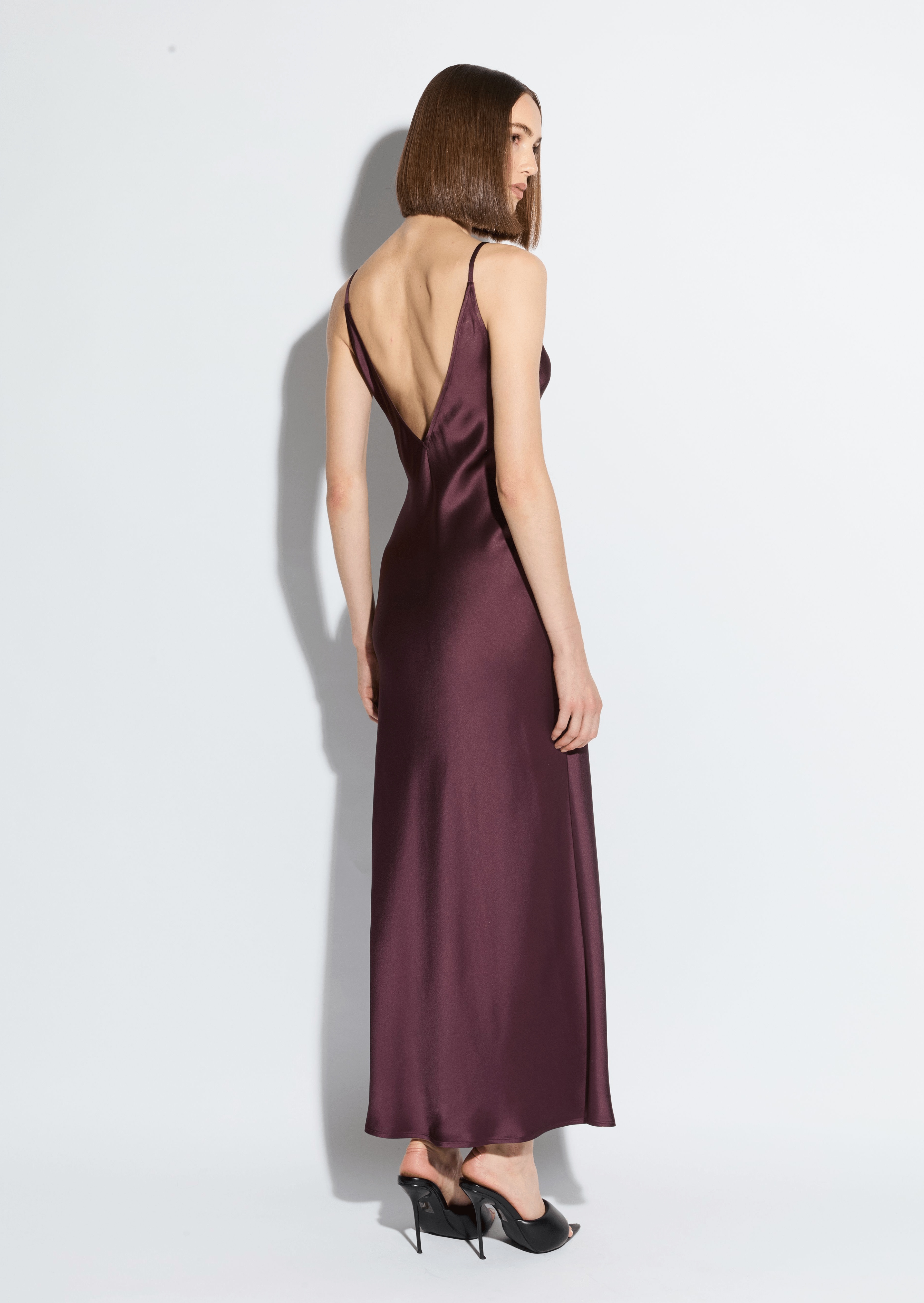 Satin Slip Dress - 3