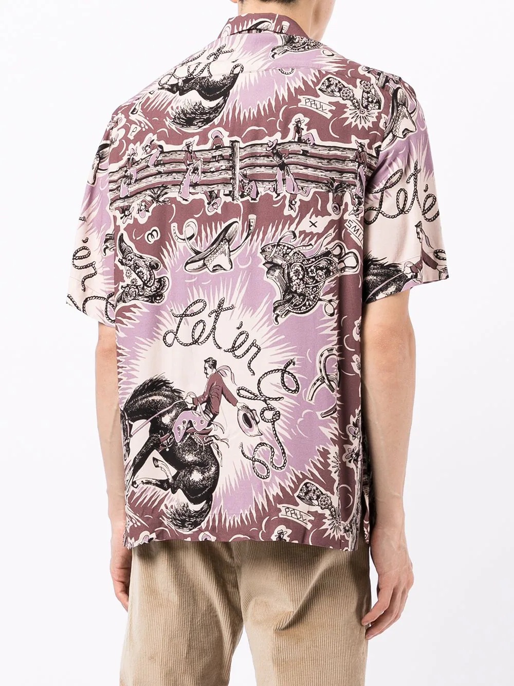 Cowboy graphic-print shirt - 4