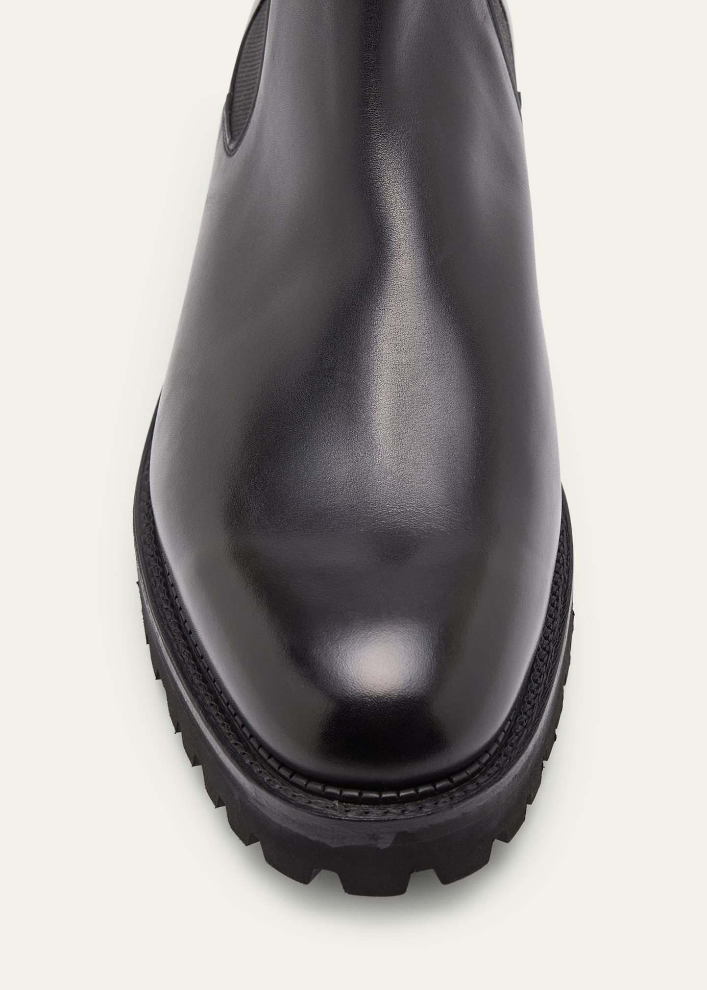 Men's Lawry Leather Lug-Sole Chelsea Boots - 6