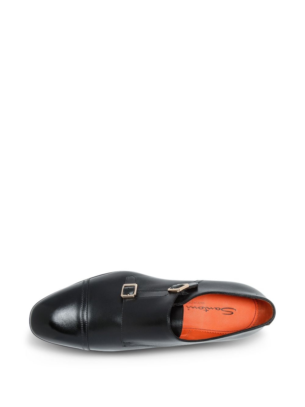 leather monk shoes - 3