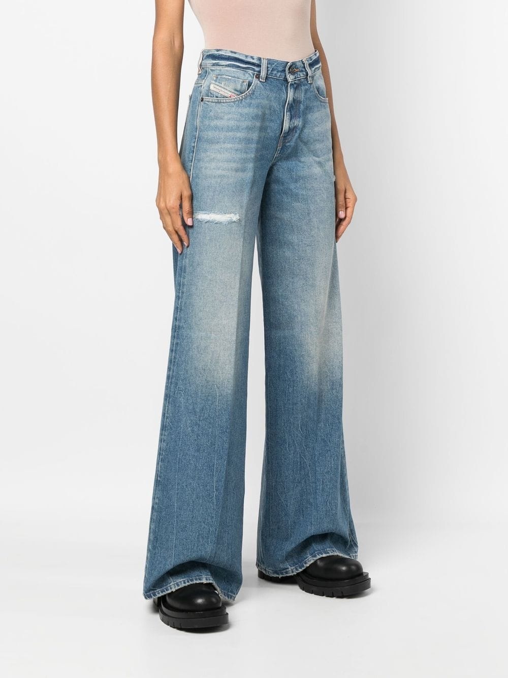 1978 flared denim jeans - 3