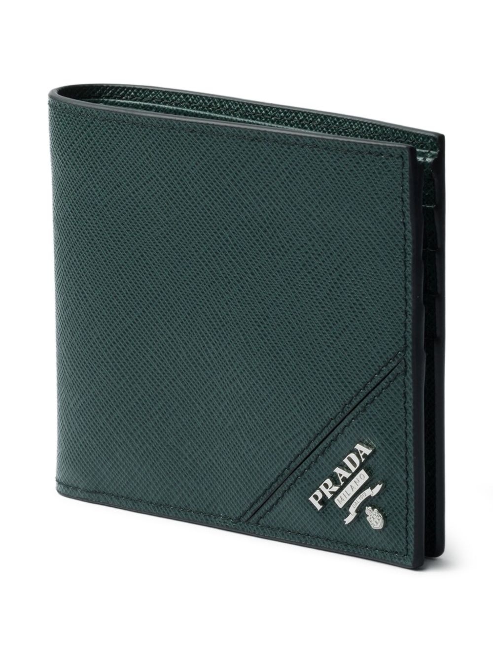 textured leather wallet - 3