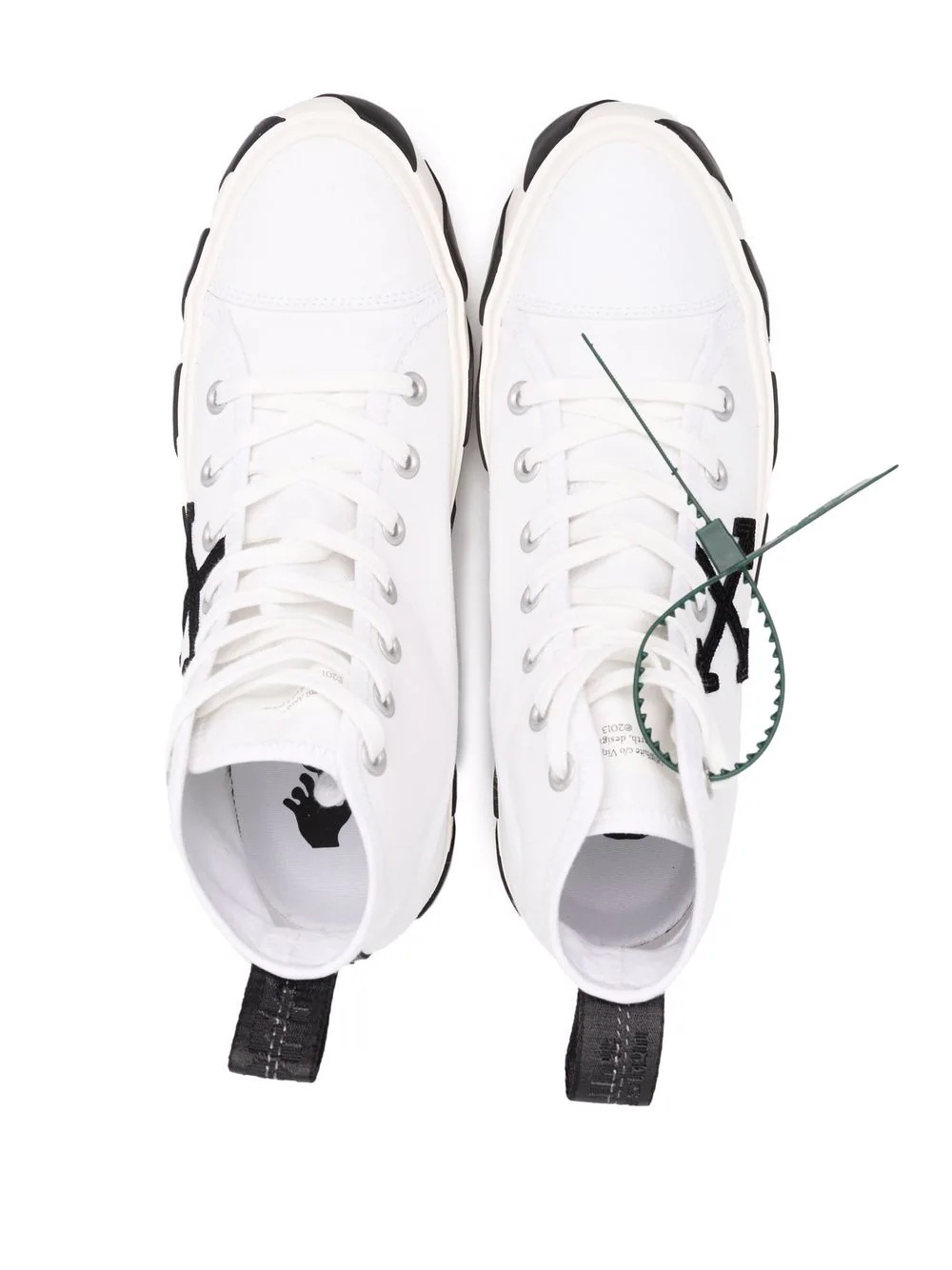 Vulcanized mid-top sneakers - 4