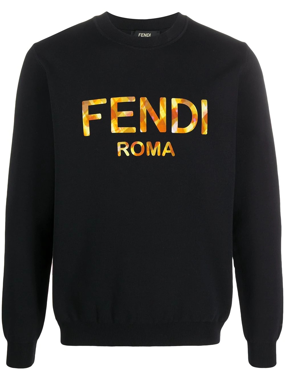 logo appliqué sweatshirt - 1