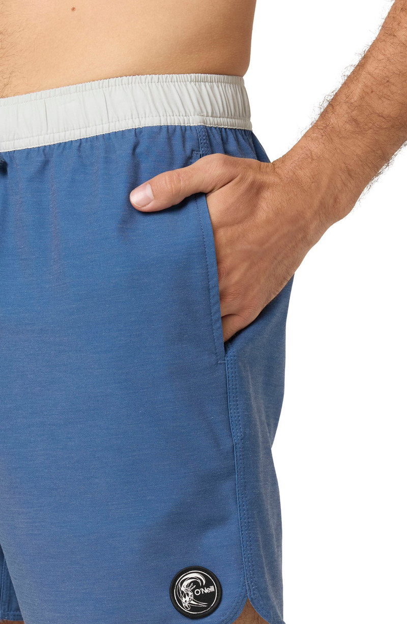 O'Riginals Solid Scallop Volley 16" Swim Trunks 6