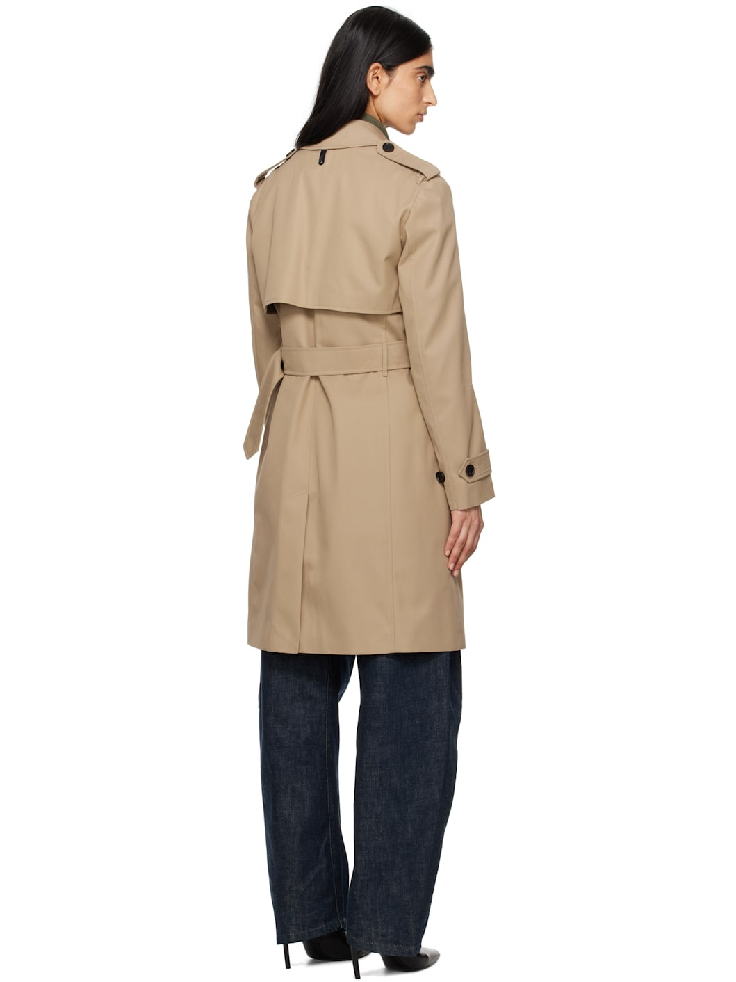 Beige Winn Trench Coat - 3