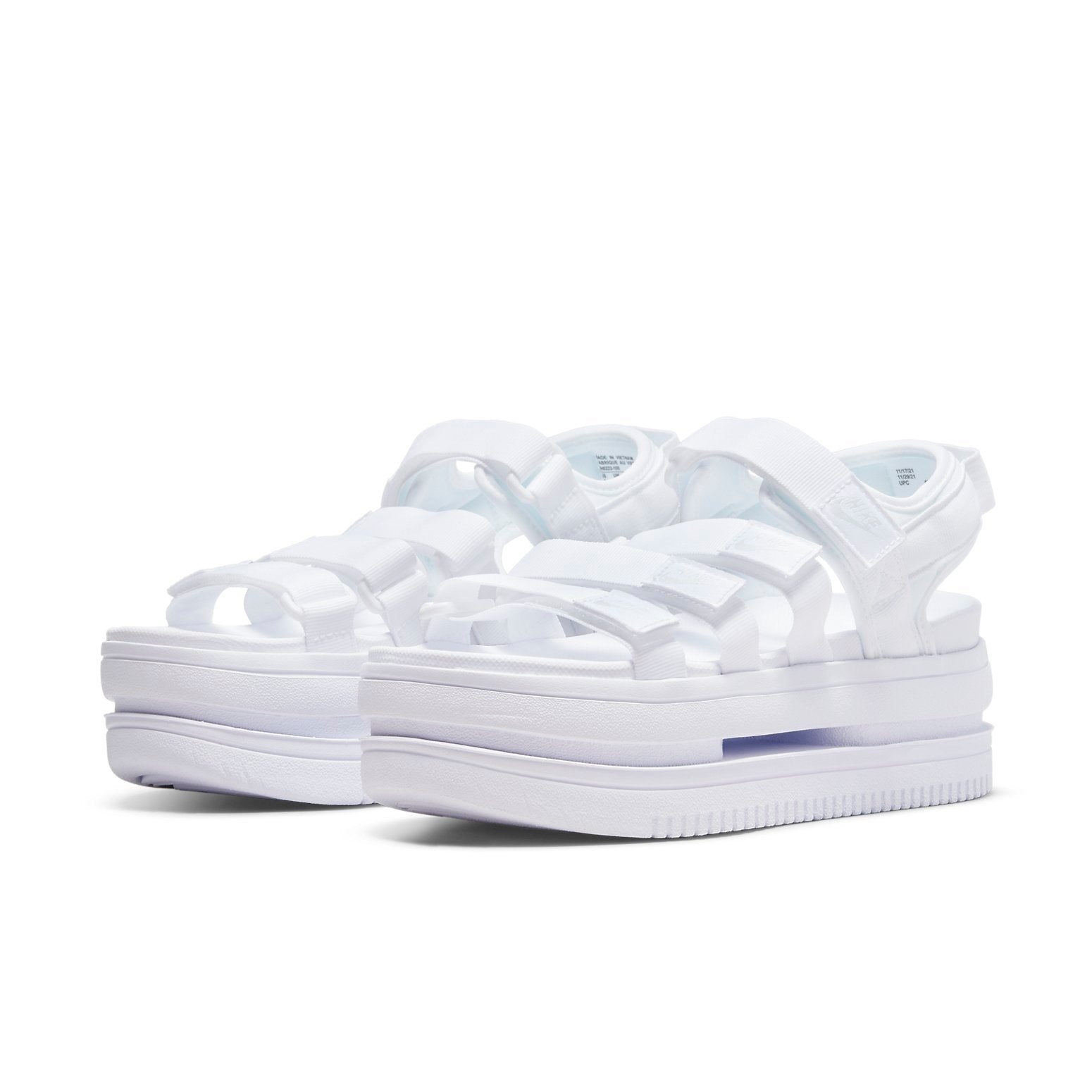 (WMNS) Nike Icon Classic Sports White Sandals DH0223-100 - 3