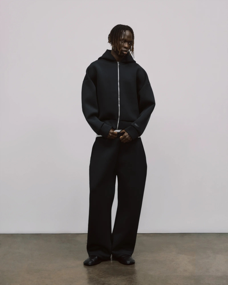 entire studios STRAIGHT LEG SCUBA SWEAT BLACK outlook