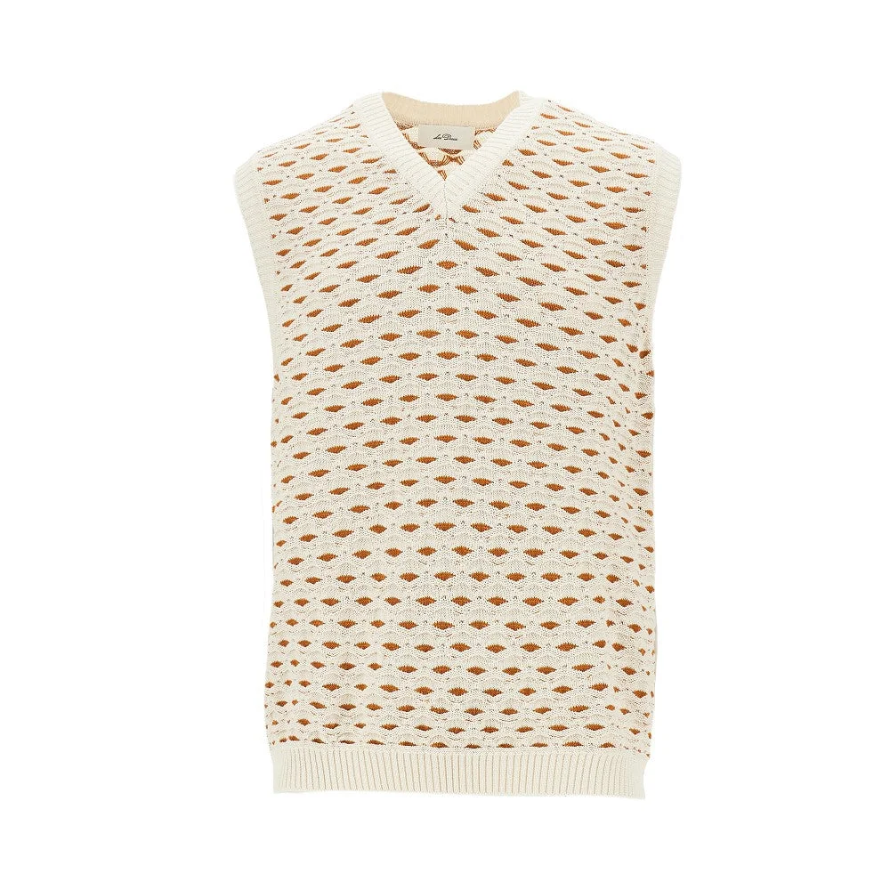 Les Deux Esmay Shell Knitted Vest Beige - 1