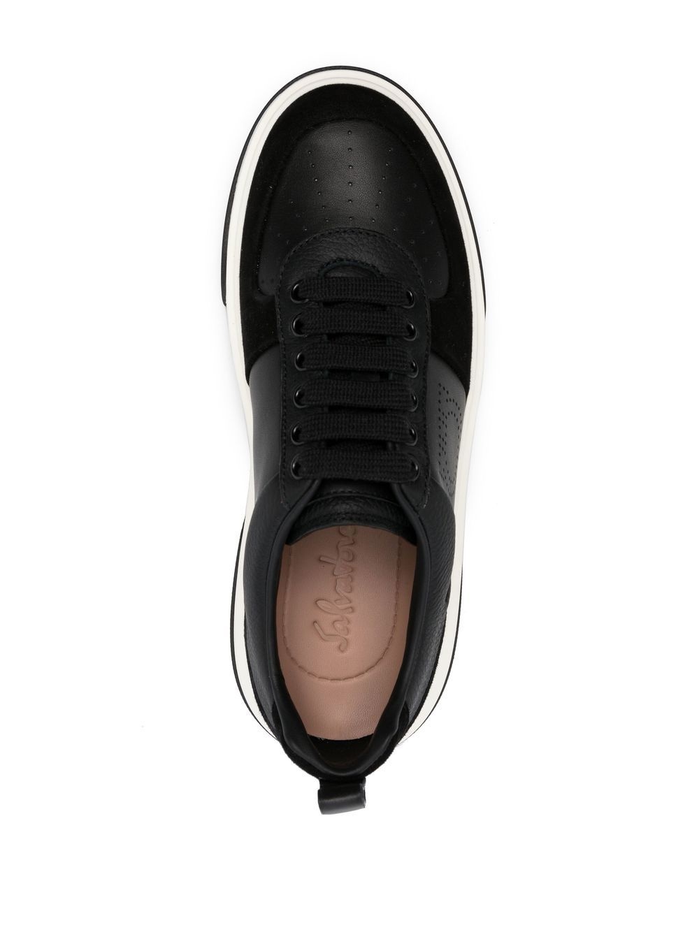 Gancini two-tone sneakers - 4