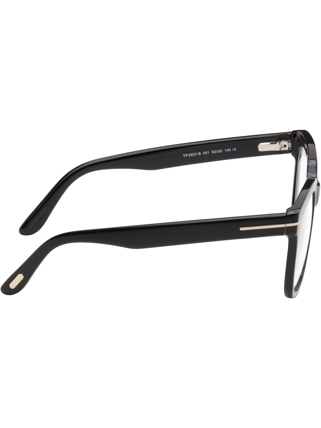 Black Blue Block Large Glasses - 2