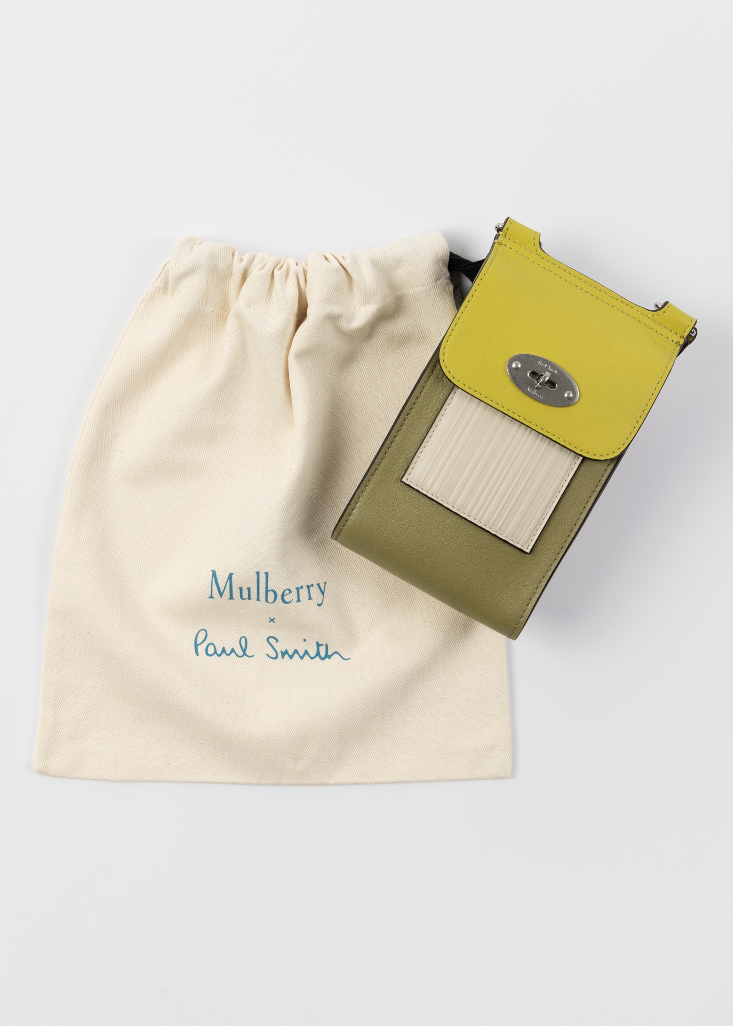 Mulberry x Paul Smith - Summer Khaki Mini Antony Bag - 8