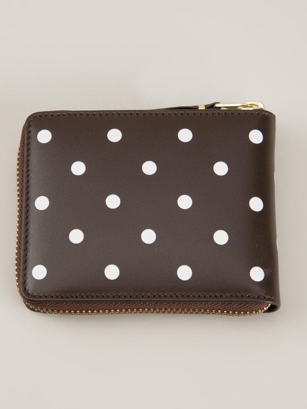 'Polka Dots Printed' zip around wallet - 2