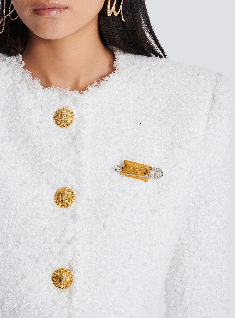 Balmain Safety pin brooch outlook