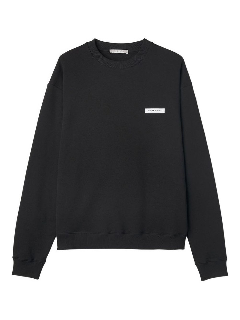 logo-patch sweatshirt 1