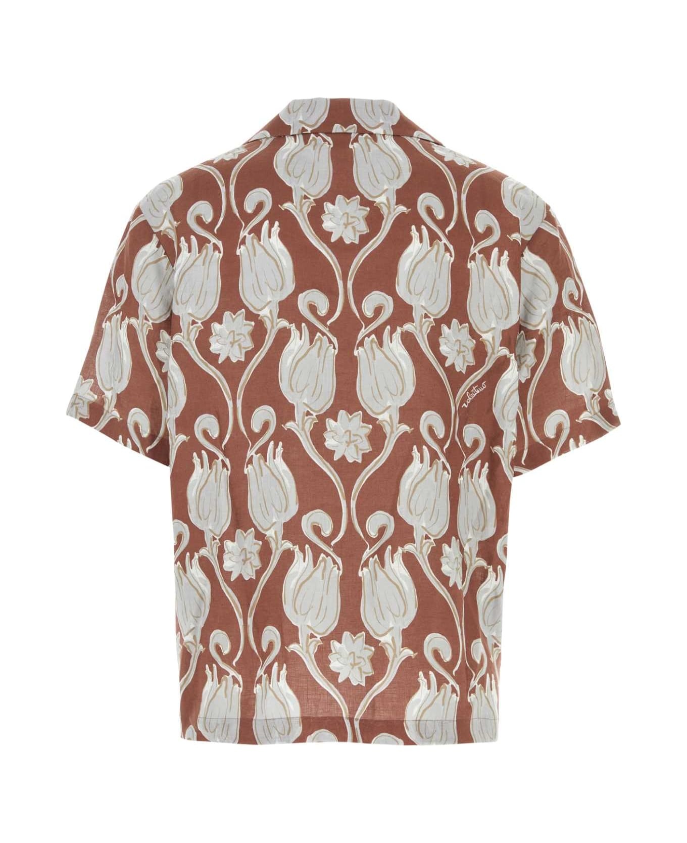 Printed Linen Shirt - 2