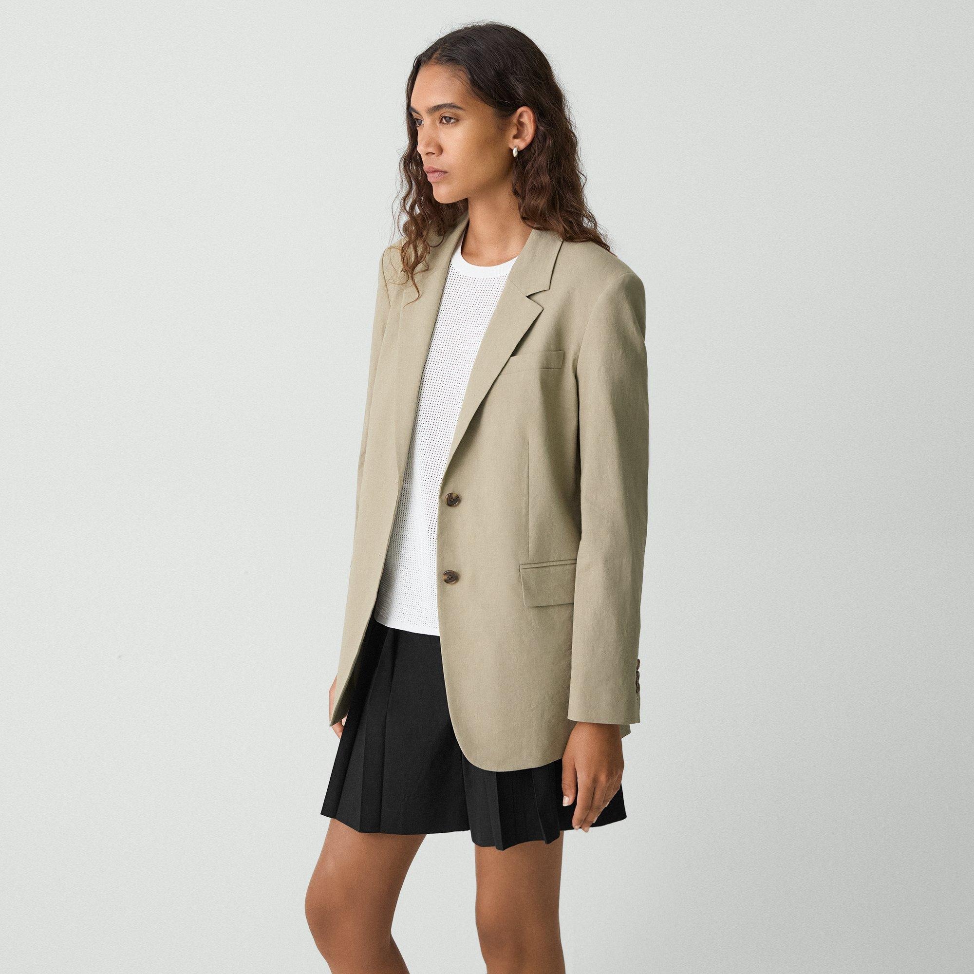Relaxed Blazer in Good Linen - 3