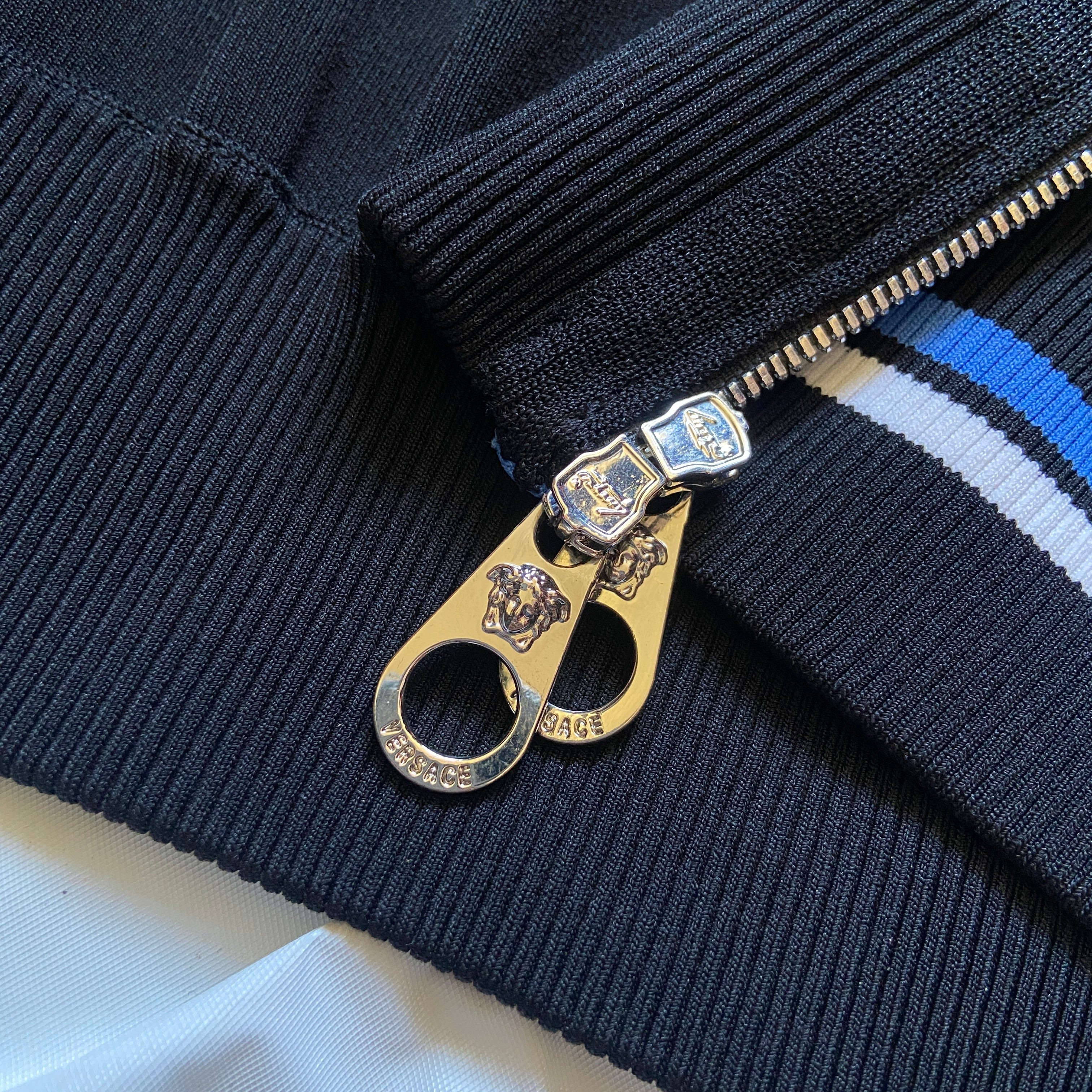 Versace 2015 stretch knit jacket L - 5