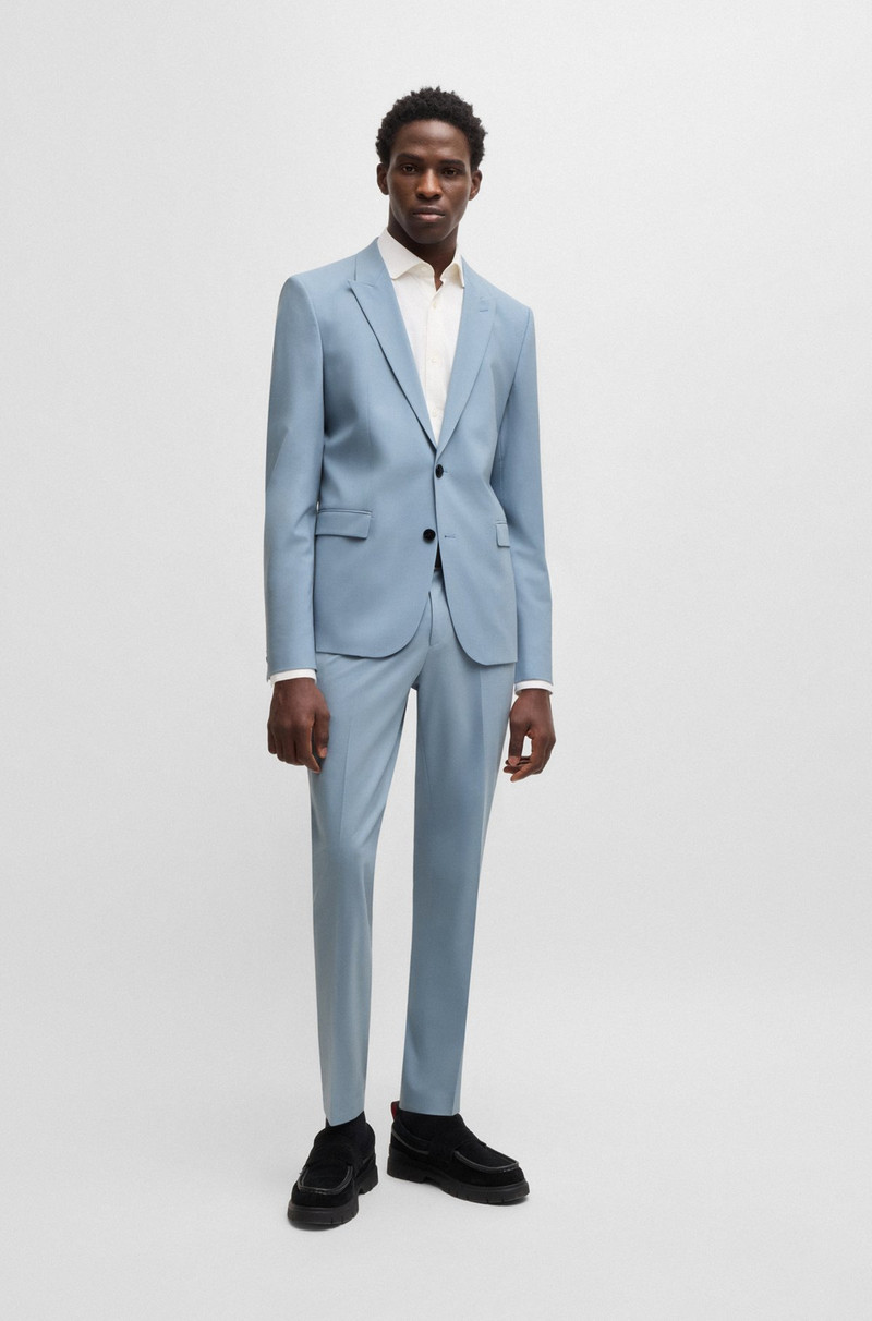 HUGO EXTRA-SLIM-FIT BLAZER IN WOOL-BLEND POPLIN outlook