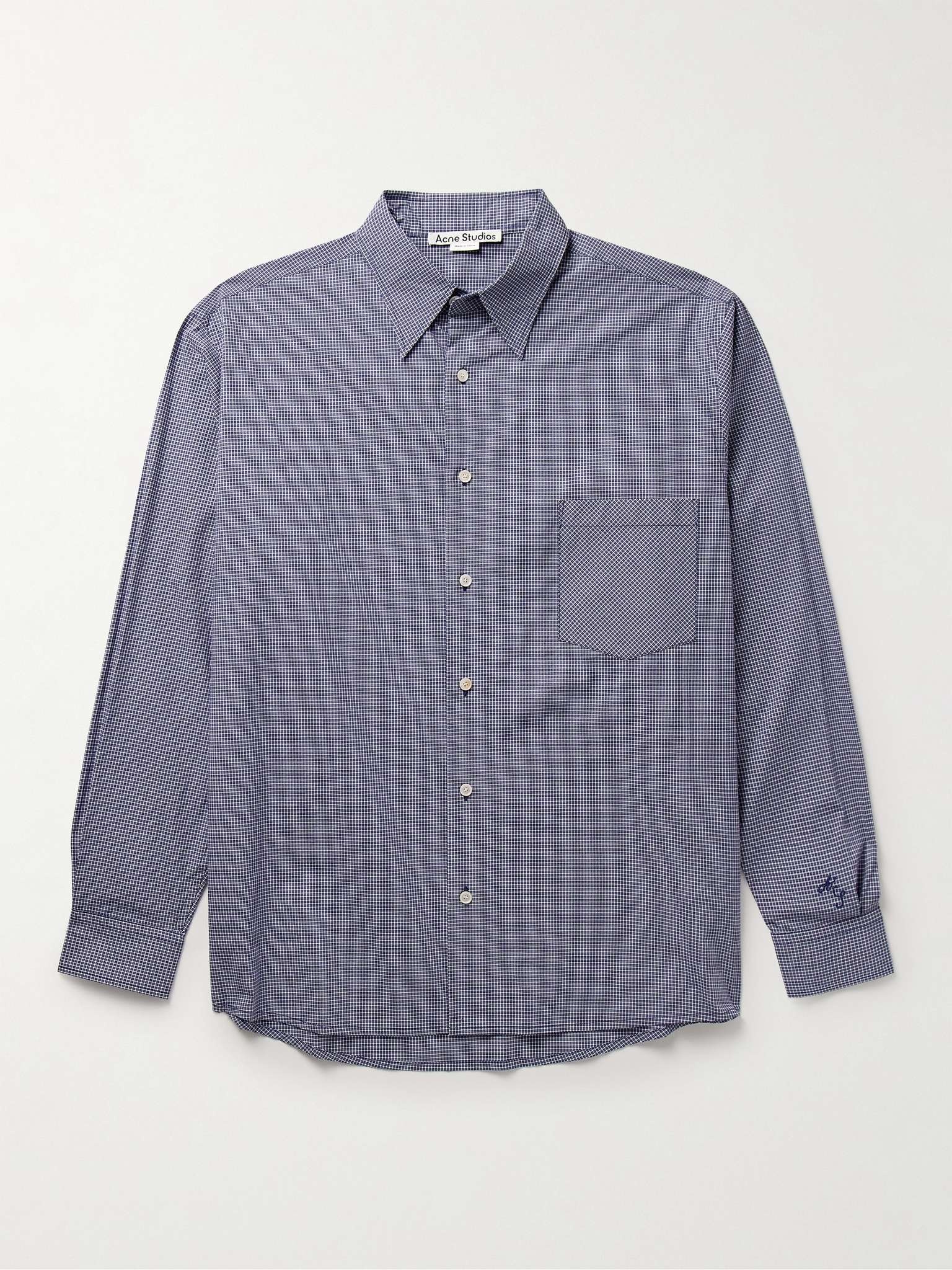 Sandrok Checked Cotton-Poplin Shirt - 1