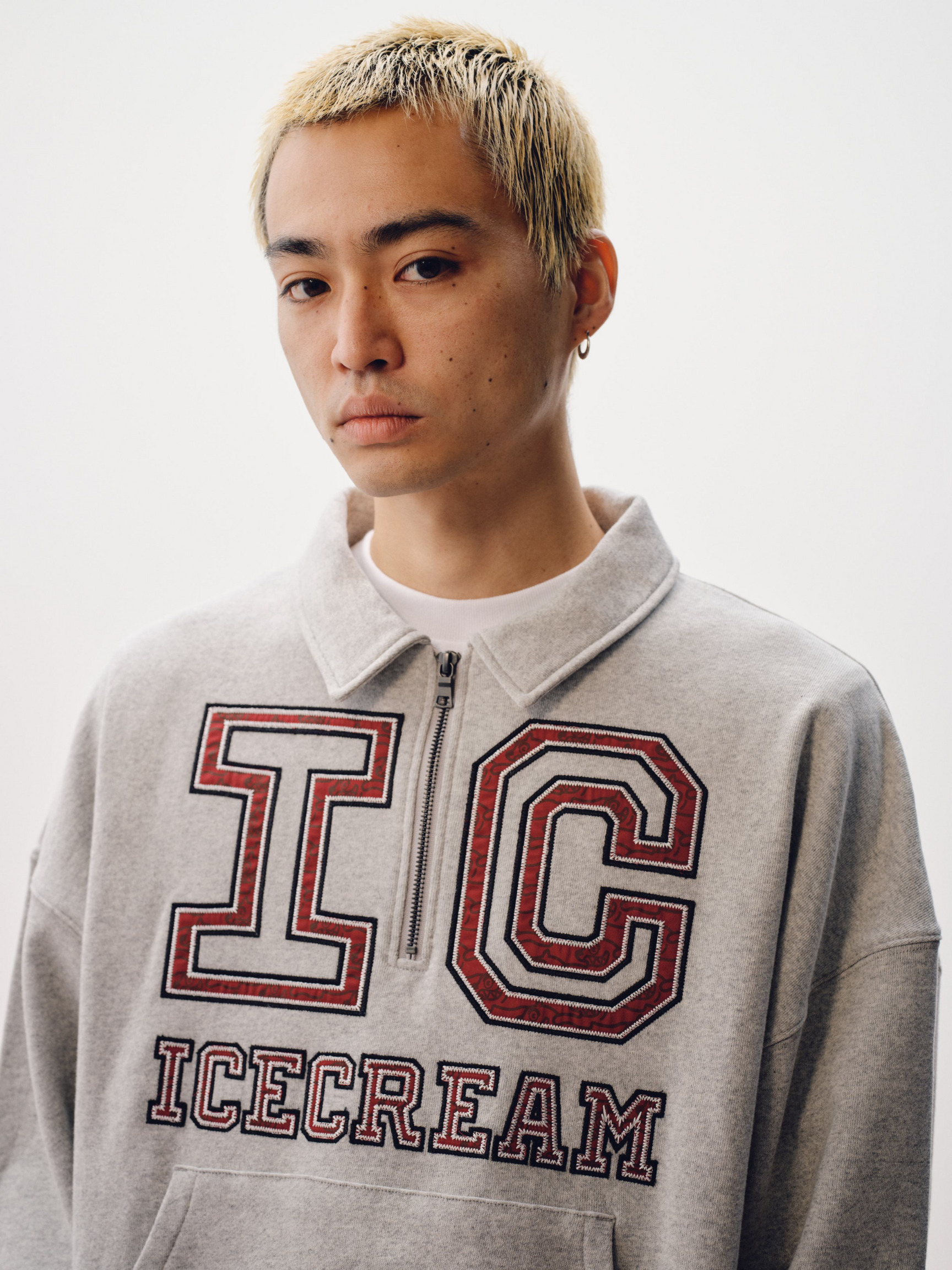 COLLEGIATE QUARTER ZIP SWEATSHIRT - 2