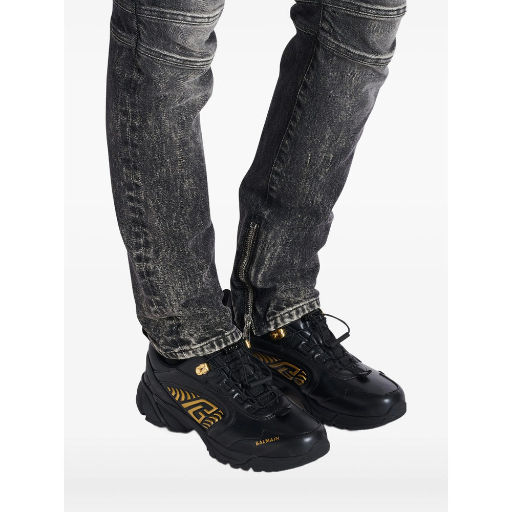 Balmain Black Trainers - Low-Tops Men - 3